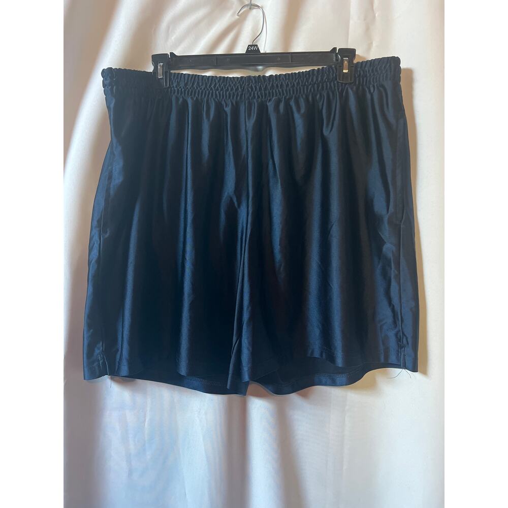 Athletic Works Men's Caballeros 3xl (48/50) Polyester Shorts Navy Drawstring